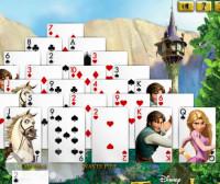 Disney Tangled Pyramid Solitaire