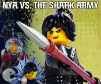 Lego Ninjago Nya vs the Shark Army