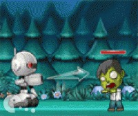 Robot vs zombies