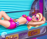 Barbie Tanning Solarium