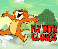 Tom and Jerry Fly with Clouds