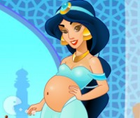 Jasmine Pregnant and Care Baby