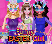 Funny Easter Girl