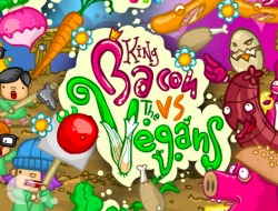 King Bacon vs Vegans